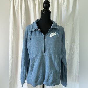 Sky Blue Women’s Nike Half Zip
